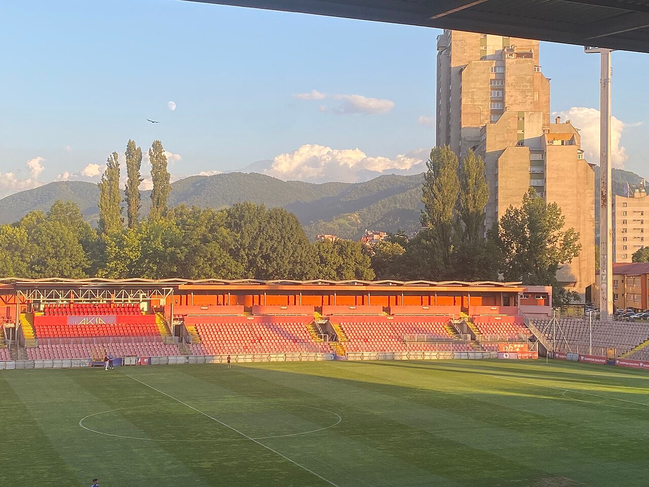 Stadion Bilino polje pred utakmicu reprezentacije Bosne i Hercegovine