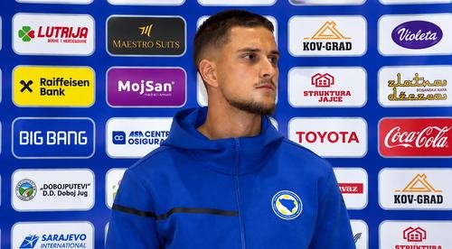 Zinedin Smajlović u dresu reprezentacije Bosne i Hercegovine